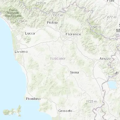 Map showing location of Poggibonsi (43.470640, 11.148040)