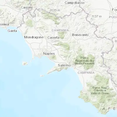 Map showing location of Poggiomarino (40.801140, 14.540660)