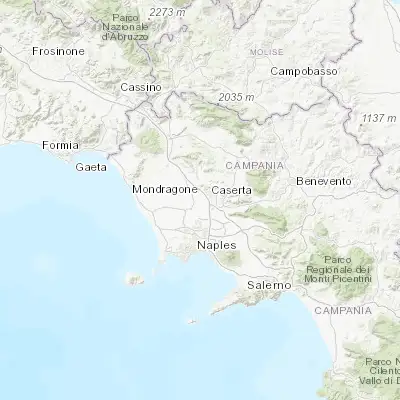 Map showing location of Portico di Caserta (41.055620, 14.280220)