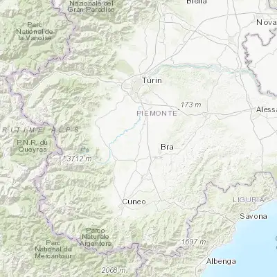 Map showing location of Racconigi (44.765980, 7.678930)