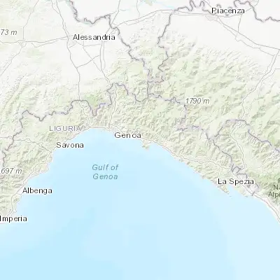 Map showing location of Recco (44.362270, 9.143540)