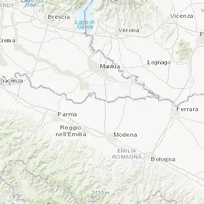 Map showing location of Reggiolo (44.918240, 10.810160)