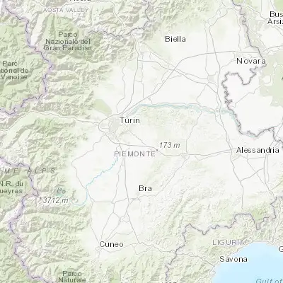 Map showing location of Riva Presso Chieri (44.983380, 7.873130)