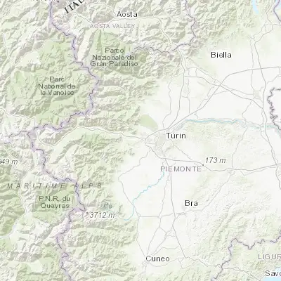 Map showing location of Rivoli (45.070730, 7.514650)
