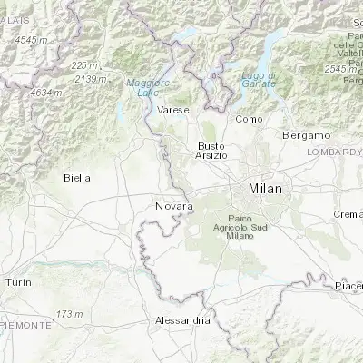 Map showing location of Robecchetto Con Induno (45.528480, 8.770680)
