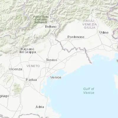 Map showing location of Salgareda (45.705000, 12.488330)