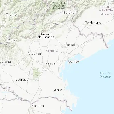 Map showing location of Salzano (45.522210, 12.101510)
