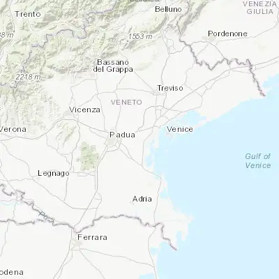 Map showing location of Sambruson (45.410390, 12.103110)