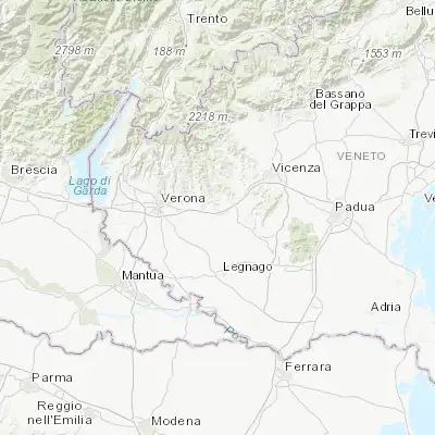 Map showing location of San Bonifacio (45.395950, 11.273520)