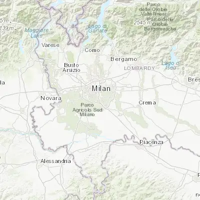 Map showing location of San Donato Milanese (45.410470, 9.268380)