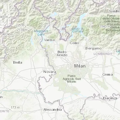 Map showing location of San Giorgio Su Legnano (45.573770, 8.913740)
