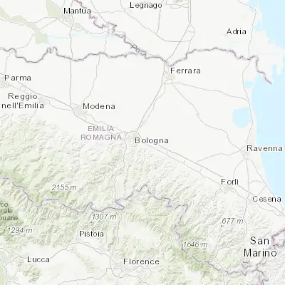 Map showing location of San Lazzaro (44.470500, 11.408510)