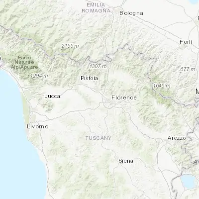 Map showing location of San Mauro (43.794180, 11.124990)
