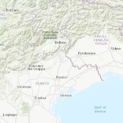 Map showing location of San Vendemiano (45.887320, 12.351640)