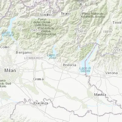 Map showing location of San Vigilio (45.608080, 10.194420)