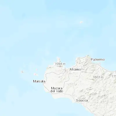 Map showing location of San Vito Lo Capo (38.173950, 12.735990)