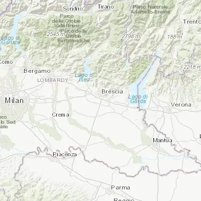 Map showing location of San Zeno Naviglio (45.492580, 10.218470)