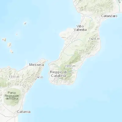Map showing location of Sant'Eufemia d'Aspromonte (38.263140, 15.856690)