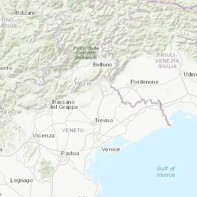 Map showing location of Santa Lucia di Piave (45.861590, 12.293900)