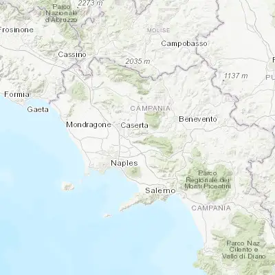 Map showing location of Santa Maria A Vico (41.026110, 14.465150)