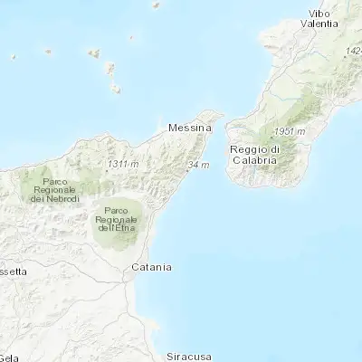 Map showing location of Santa Teresa di Riva (37.946350, 15.366710)