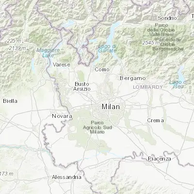 Map showing location of Senago (45.575620, 9.126200)