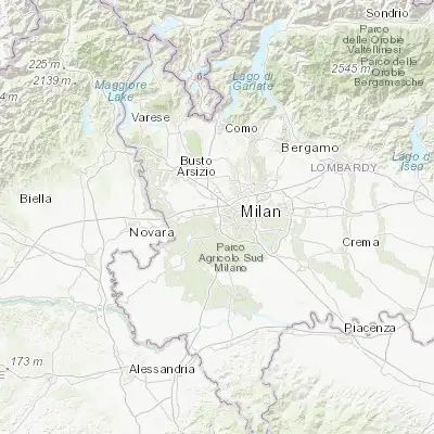 Map showing location of Settimo Milanese (45.477710, 9.055740)