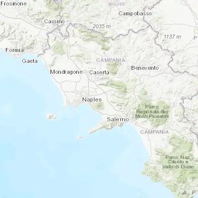 Map showing location of Somma Vesuviana (40.873290, 14.438650)