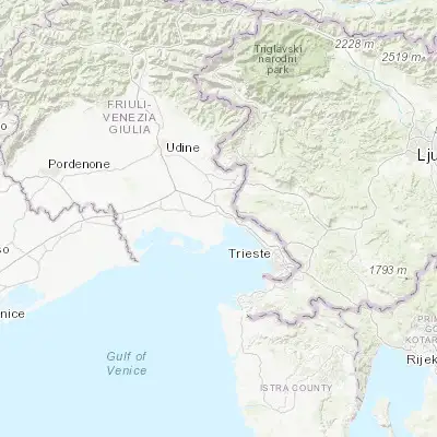 Map showing location of Staranzano (45.802330, 13.502260)