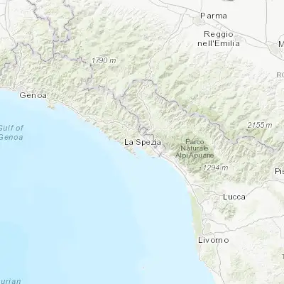 Map showing location of Stazione-Fornola (44.129840, 9.891590)