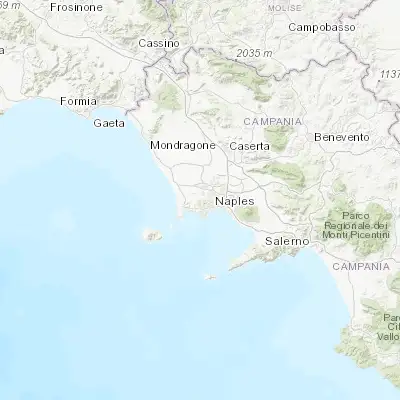 Map showing location of Torre Caracciolo (40.875510, 14.178590)