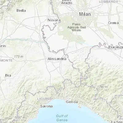 Map showing location of Tortona (44.897840, 8.863740)