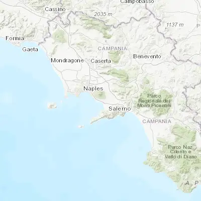 Map showing location of Trecase (40.769410, 14.437730)