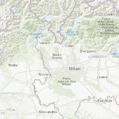 Map showing location of Uboldo (45.615270, 9.003940)