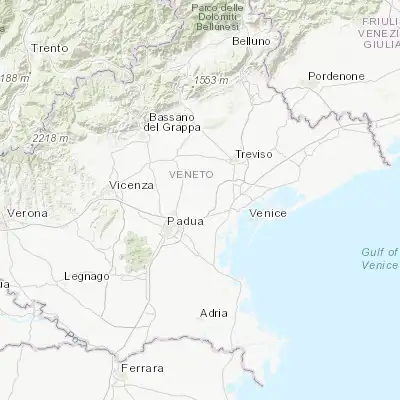 Map showing location of Veternigo (45.517650, 12.057930)
