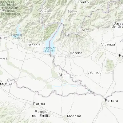 Map showing location of Villafranca di Verona (45.354050, 10.844620)