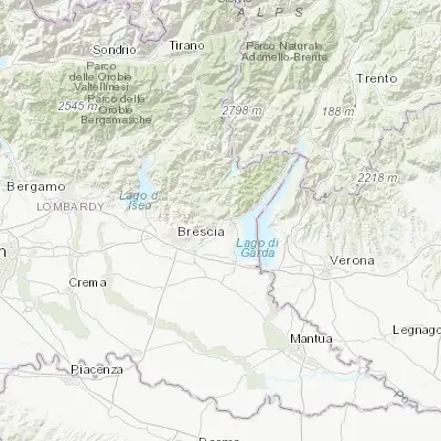 Map showing location of Villanuova sul Clisi (45.599380, 10.452750)
