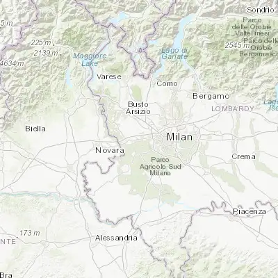 Map showing location of Vittuone (45.487920, 8.951410)