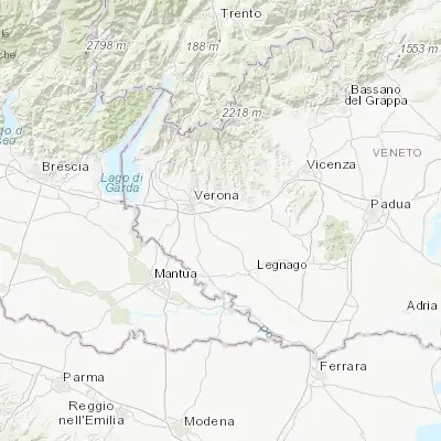 Map showing location of Zevio (45.372090, 11.129290)