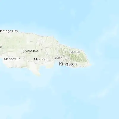 Map showing location of New Kingston (18.007470, -76.783190)