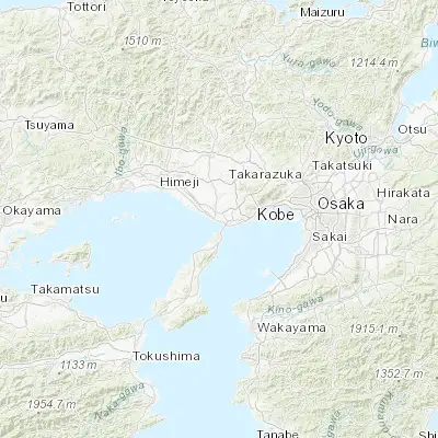 Map showing location of Akashi (34.655240, 135.006870)
