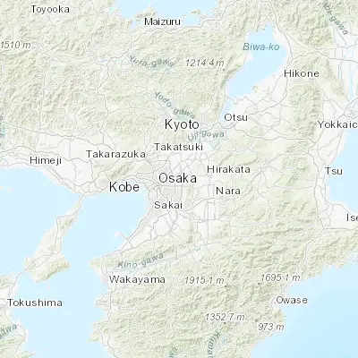 Map showing location of Daitō (34.713780, 135.620330)