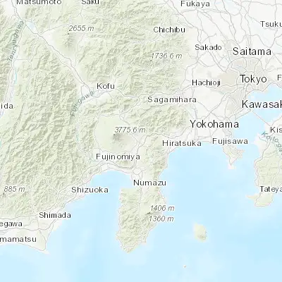 Map showing location of Gotenba (35.318590, 138.943430)