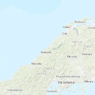Map showing location of Gōtsuchō (35.008560, 132.225700)