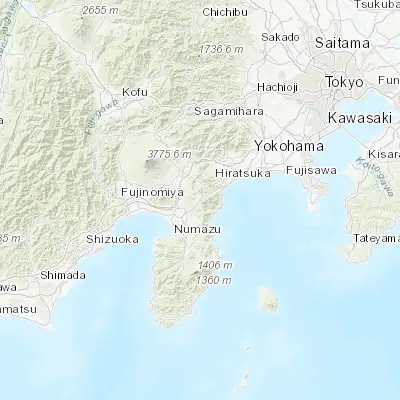 Map showing location of Hakone (35.189450, 139.026490)