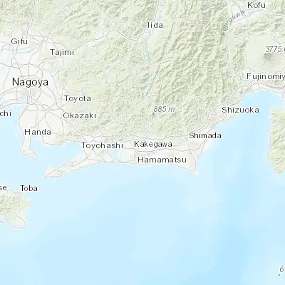 Map showing location of Hamakita (34.800000, 137.783330)