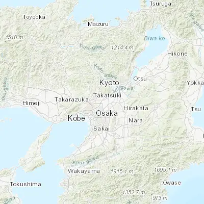 Map showing location of Ibaraki (34.816410, 135.568280)