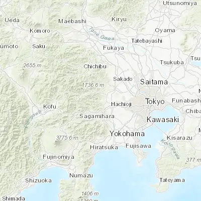 Map showing location of Itsukaichi (35.725280, 139.217780)