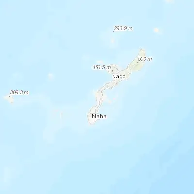 Map showing location of Kadena (26.365190, 127.758570)