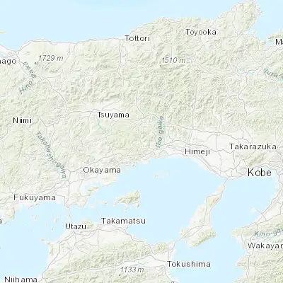 Map showing location of Kamigōri (34.874800, 134.361910)